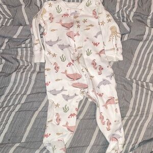 Carters Sea Life Print Baby Onsie